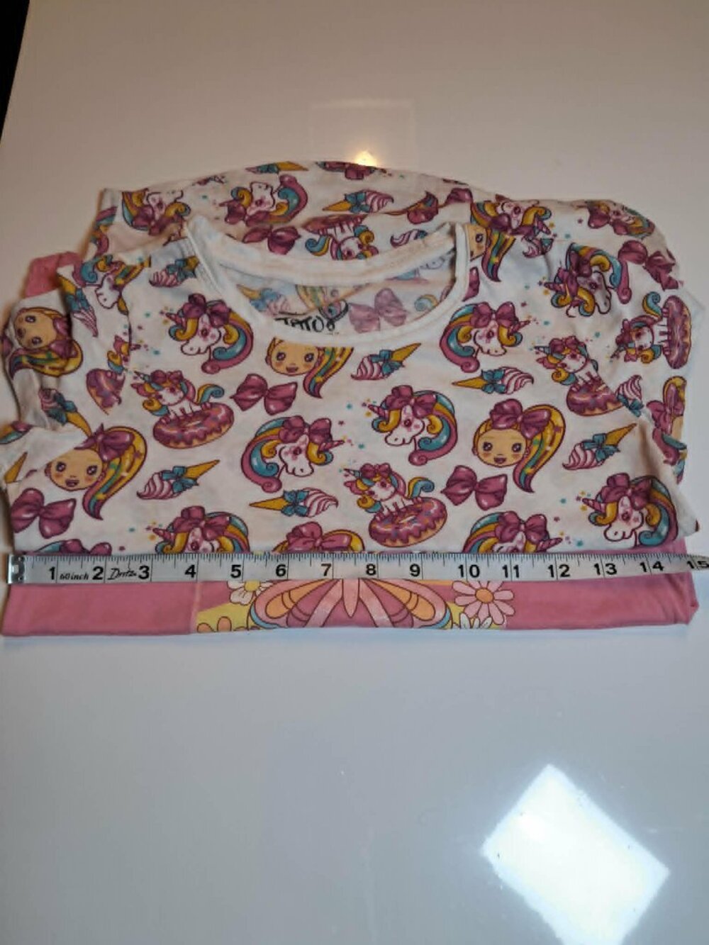 Girls 3 Pc Skirt & T Shirt Set Size 9–12 Years - Picture 11 of 14
